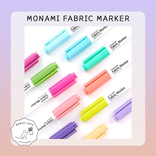 ปากกาเขียนผ้า Monami // MONAMI Fabric marker 22 สี // ปากกา เขียนผ้า