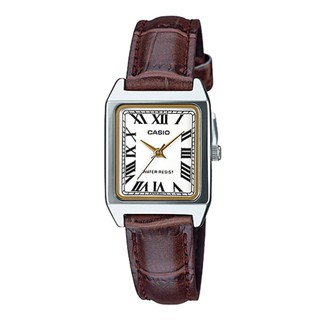 ภาพหน้าปกสินค้าCasio Standard นาฬิกาข้อมือผู้หญิง สายหนังแท้ รุ่น LTP-V007,TP-V007L,LTP-V007L-7B2,LTP-V007L-7B2UDF - สีเงิน ที่เกี่ยวข้อง