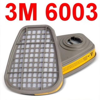 3M 6003 Organic Vapor/ Acid Gas Cartridge (Pack of 2) Mask Filter