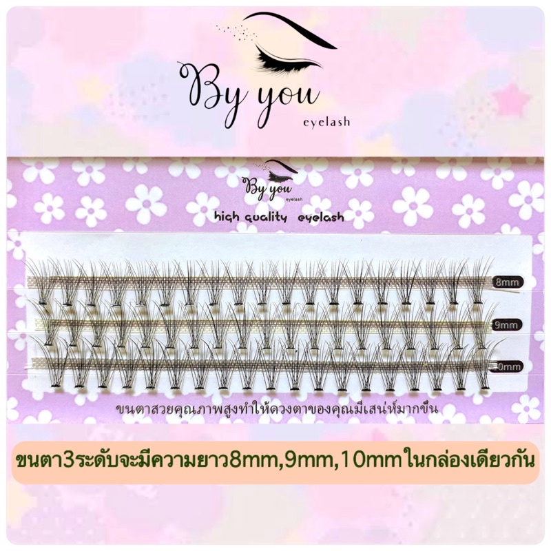 สินค้าพร้อมส่ง-ขนตาปลอมธรรมชาติ-เบาบาง-ขนตาแบบช่อ-ขนตาถาวร-ขนตาปลอม-ขนตาขนมิ้งค์