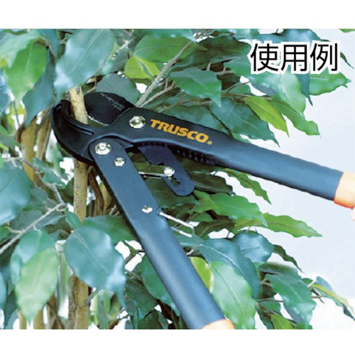 trusco-t-410r-402-6756-grass-scissors-ratchet-type-กรรไกรตัดแต่งกิ่ง