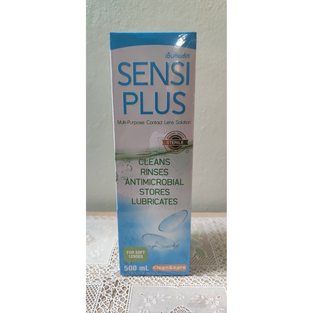 SENSIPLUS น้ำยาล้างคอนแทคเลนส์ ขนาด 500 mL | Shopee Thailand
