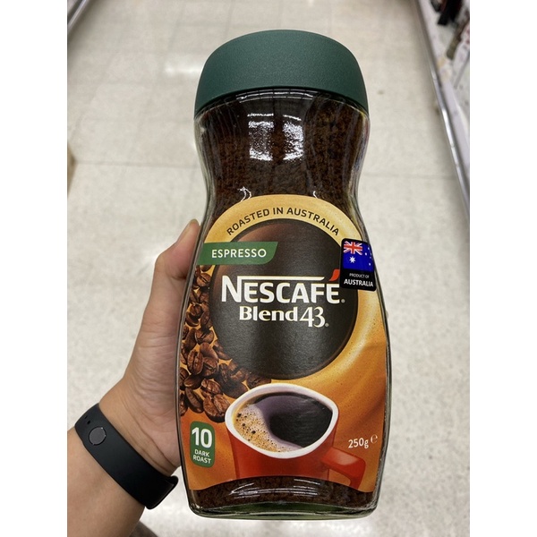 พร้อมส่ง-nescafe-blend-43-espresso-250-g-เนสกาแฟ-เบลนด์-43-เอสเพรสโซ-คอฟฟี่-กาแฟสำเร็จรูป-250-กรัม-กาแฟสำเร็จรูป-กาแฟ