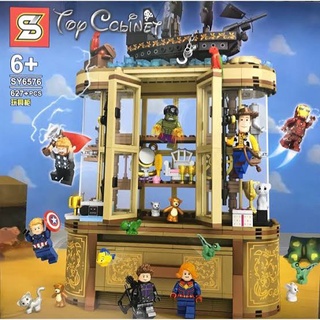 SS Toys เลโก้ Hero 6576 ตู้โชว์ของเล่น Toy Cabinet จำนวน627ชิ้น