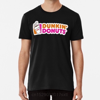 เสื้อยืดโอเวอร์ไซส์【ชุดประจําวัน】Gildan เสื้อยืด ผ้าฝ้าย 100% พิมพ์ลายโดนัท Dunkin Donuts Dunkin Donuts สําหรับของขวัญS-