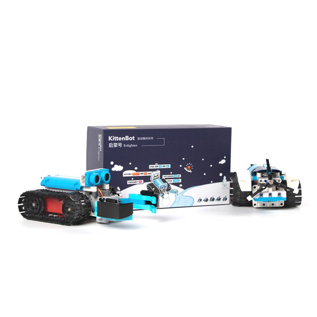 microbit ไมโครบิต ชุดตัวต่อ 5 แบบ Kittenbot Enlighten with Building ...