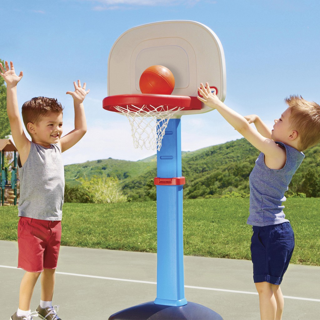 ภาพหน้าปกสินค้าของแท้  แป้นบาส Little Tikes TotSports Easy Score Basketball Set - Toy Basketball Hoop ราคา 2,500 บาท จากร้าน babythingshopthailand บน Shopee