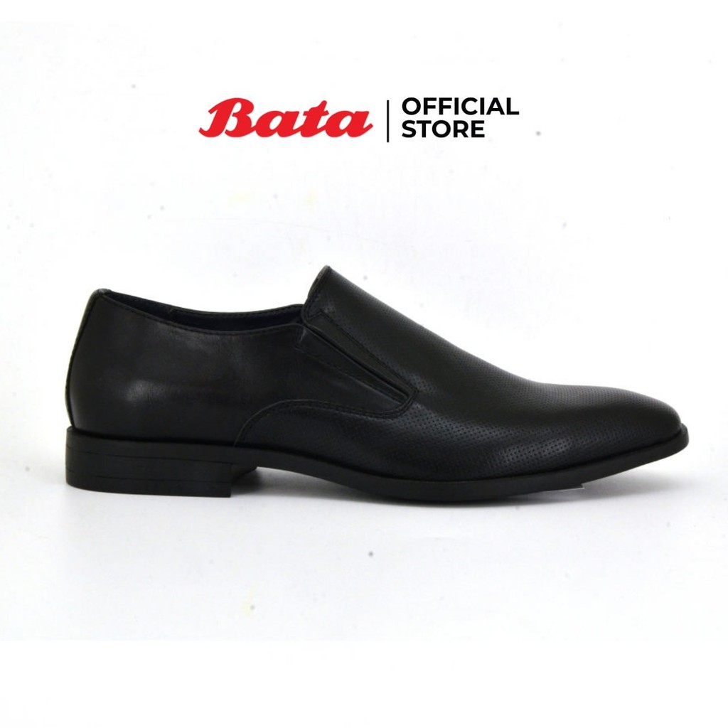 ภาพหน้าปกสินค้าBata MEN'S Formal รองเท้าคัทชูผู้ชาย หัวแหลม แบบสวม สีดำ รหัส 8516131 Menformal จากร้าน bata_officialstore บน Shopee