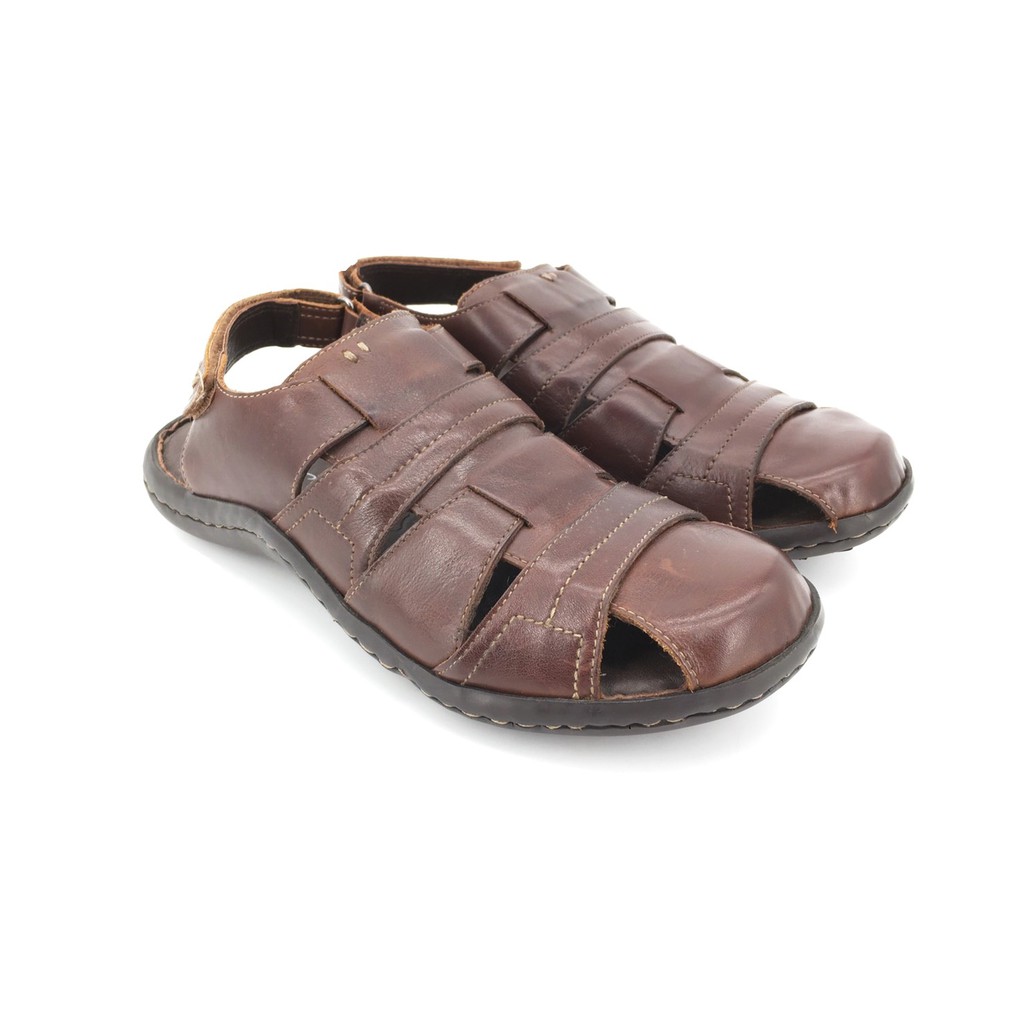รูปภาพสินค้าแรกของSaramanda รุ่น 145124 Mason รองเท้าผู้ชายแบบรัดส้น หนังแท้ มี 2 สี