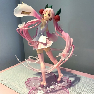 ภาพขนาดย่อของสินค้าตุ๊กตาฟิกเกอร์ VOCALOID Hatsune Miku Pink Sakura 2020 Ver. ขนาด 18 ซม.