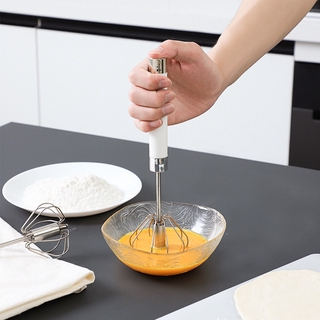 Mini Semi-automatic Multifunctional Egg Beater/ Household Handheld Cream Stirring/ Flour Butter Mixer/ Stainless Steel Whisk/ Kichen Baking Tools