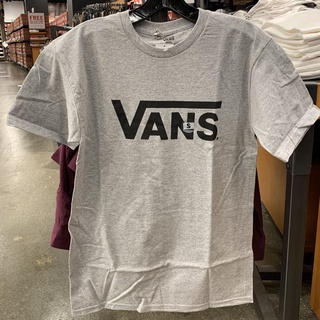 เสื้อยืดพิมพ์ลายแฟชั่น Vans vans เทรนด์ชายฤดูร้อนแขนสั้นเสื้อยืดผู้ชายรอบคอรูปแบบความเห็นอกเห็นใจผ้าฝ้ายเสื้อ bottoming-