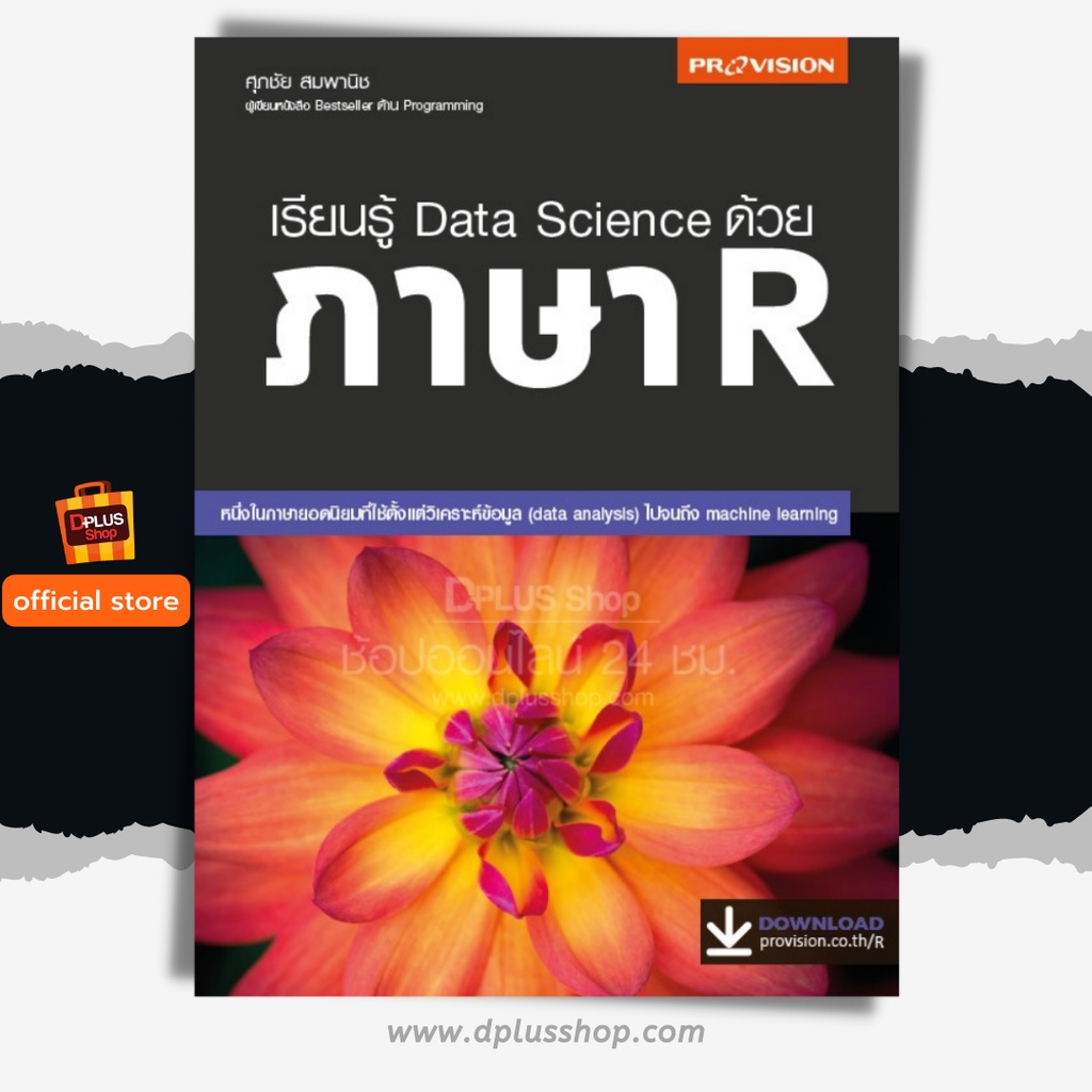 ฟรี-ห่อปก-สภาพ-80-กระดาษเหลือง-หนังสือ-เรียนรู้-data-science-ด้วย-ภาษา-r-isbn-47831