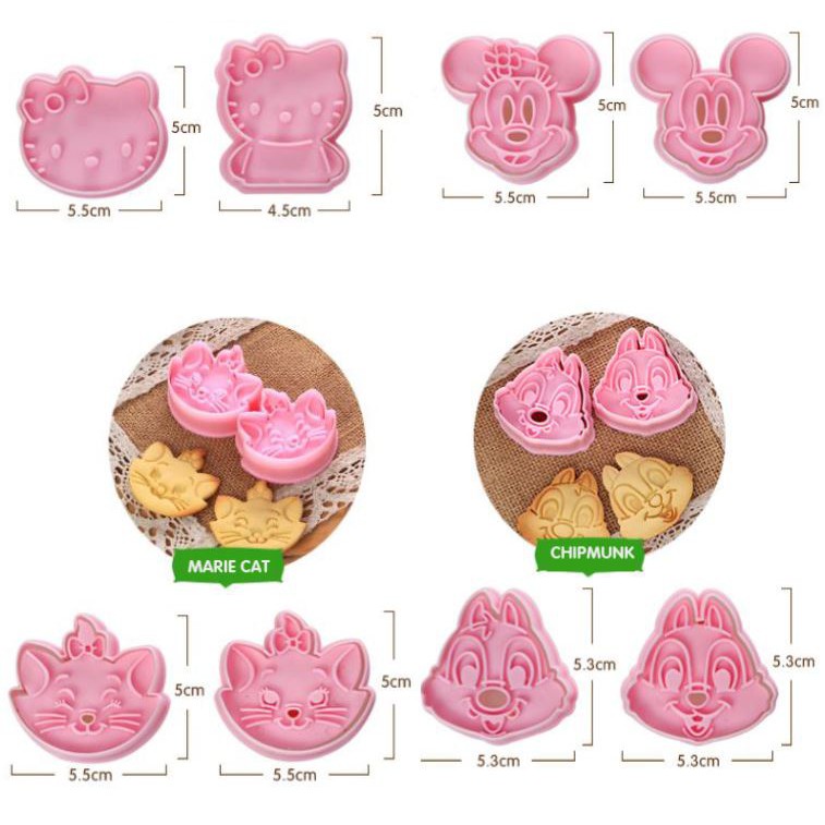 hello-kitty-mickey-mouse-doraemon-winne-pooh-อุปกรณ์เครื่องมือสําหรับใช้ทําคุ้กกี้