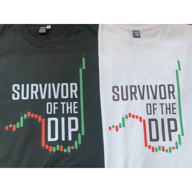 s-5xl-พร้อมส่งจากไทย-เสื้อยืดคริปโตลาย-survivor-of-the-dip