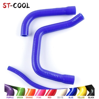 For SUZUKI BURGMAN 650 AN650 2006 2007 Silicone Radiator Coolant Hose Kit 3Pcs 10 COLORS