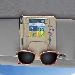 กระเป๋าจัดเก็บแว่นตา ไอซีการ์ด ที่บังแดดรถยนต์ อุปกรณ์เสริมรถยนต์