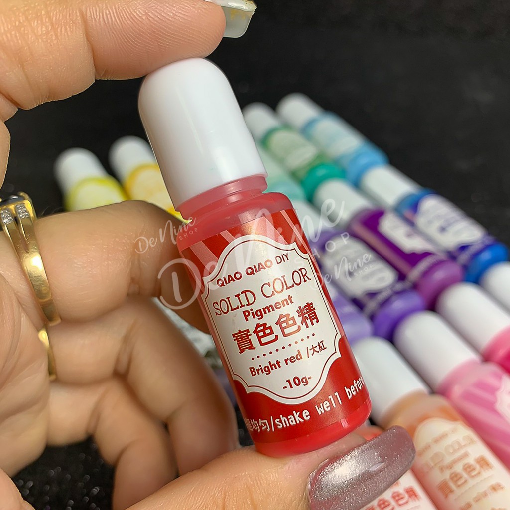 ภาพหน้าปกสินค้าสีผสมเรซิ่น สีทึบ สีพาสเทล สี DIY จากร้าน denineshop บน Shopee