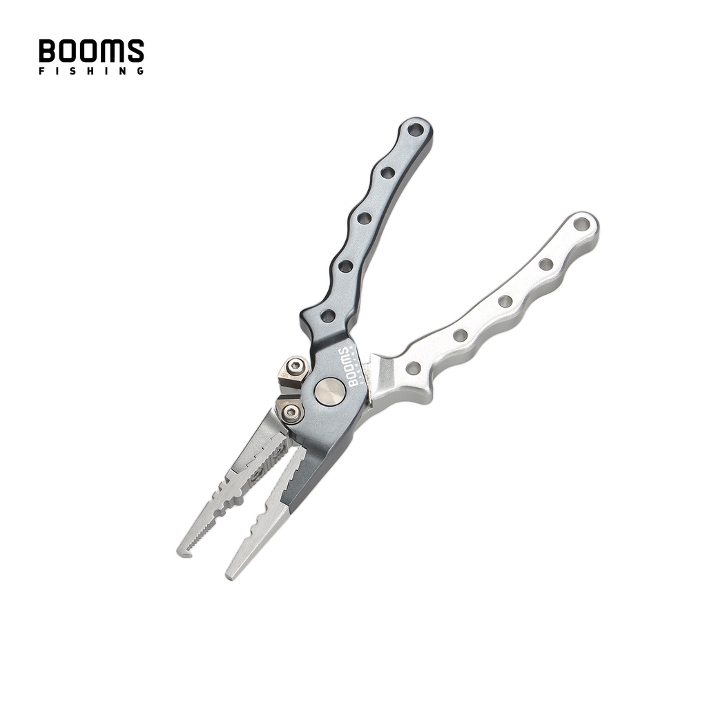 booms-fishing-x10-คีมตกปลา-อลูมิเนียมอัลลอยด์-พร้อมตะขอเกี่ยว-หนา-น้ําหนักเบา-ป้องกันสนิม