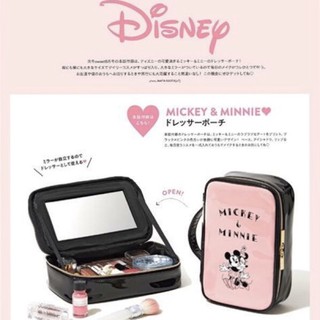 ❌อ่านรายละเอียก่อนสั่งซื้อ❌กระเป๋าPremium จากญี่ปุ่น🇯🇵 Disney Mickey &amp; Minnie Cosmetic Bag