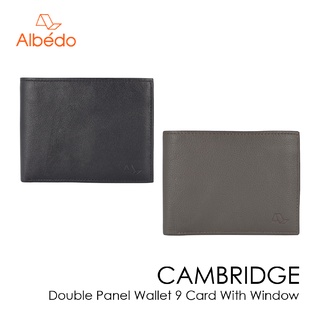 [Albedo] CAMBRIDGE DOUBLE PANEL WALLET 9 CARD WITH WINDOW กระเป๋าสตางค์/กระเป๋าเงิน รุ่น CAMBRIDGE-CB00699/79