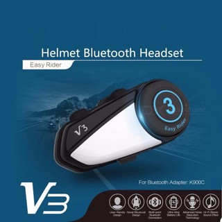 V3 Helmet Bluetooth Intercom Headset บูลทูธติดหมวกกันน๊อค สำหรับมอเตอร์ไซค์