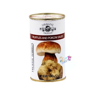 ซอสทรัฟเฟิล เห็ดพอร์ชินิ และ ทรัฟเฟิลขาว 180 กรัม Urbani Truffles and porcini sauce 180 g