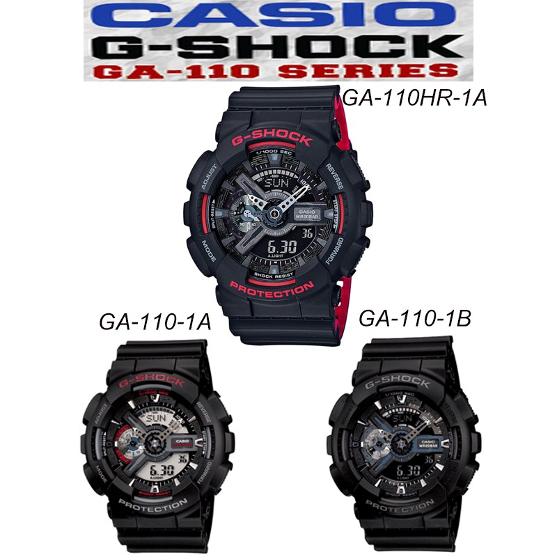 GA-110 Series ประกัน1ปี CMG GA-110HR-1,GA-110-1A,GA-110-1B | Shopee ...