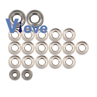 20Pcs Steel Ball Bearing Set for Axial SCX24 90081 1/24 RC Car