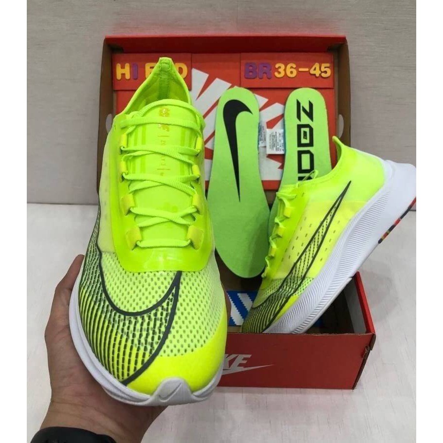 รองเท้าวิ่งไนกี้-nike-zoom-fly3-yellow-รุ่นยอดนิยม-มาใหม่