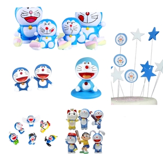 ภาพย่อรูปภาพสินค้าแรกของDORAEMON ชุดโมเดลโดราเอมอนสําหรับตกแต่งเค้ก 6 ชิ้น / ชุด