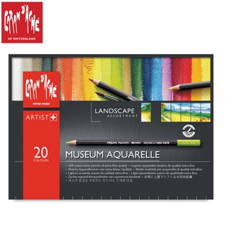 ภาพหน้าปกสินค้าCaran d’ache(คารันดาช) ชุดดินสอสีระบายน้ำ Museum 20 สี (Landscape) 3510.420 ที่เกี่ยวข้อง