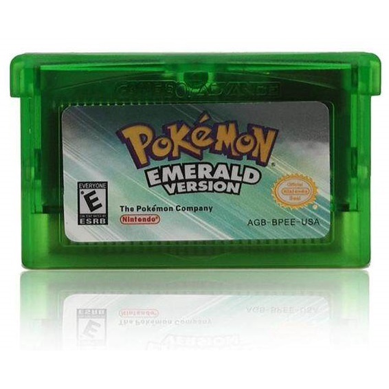 ภาพหน้าปกสินค้าการ์ดเกม pokemon emerald โปเกมอน ndsl/gbc/gbm/gba/sp สำหรับเกมบอย Game Boy Advance gba pokemon sapphire firered fire red จากร้าน smgame บน Shopee
