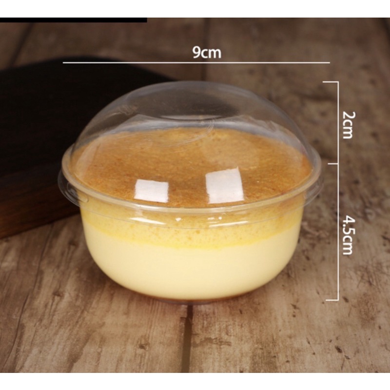 ถ้วยพุดดิ้ง-เข้าอบได้-พร้อมฝา-ขนาด-160ml-1-แพค-10-ใบ