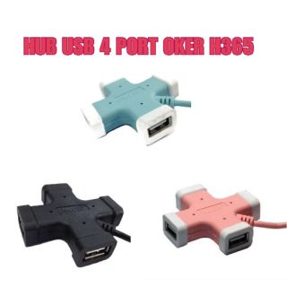 HUB USB 4 PORT เพิ่มช่อง USB OKER H365