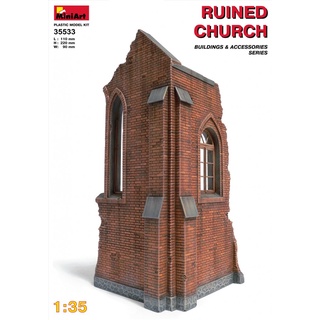 โมเดลประกอบ MiniArt 1/35 MI35533 RUINED CHURCH