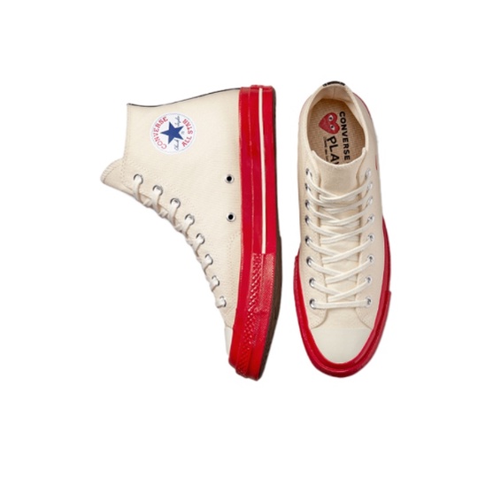 comme-des-garcons-play-x-converse-chuck-taylor-all-star-1970s-high-white-red-ของแท้-100-แนะนำ