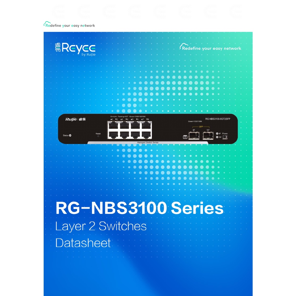 ruijie-rg-nbs3100-24gt4sfp-p-reyee-24-port-gigabit-l2-managed-poe-switch-สวิตซ์-ของแท้รับประกันศูนย์ไทย-5-ปี