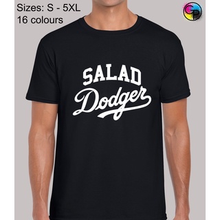 เสื้อยืดผ้าฝ้ายพิมพ์ลายคลาสสิก เสื้อยืด พิมพ์ลาย Salad Dodger Joke Cool Regular Fit สําหรับผู้ชาย