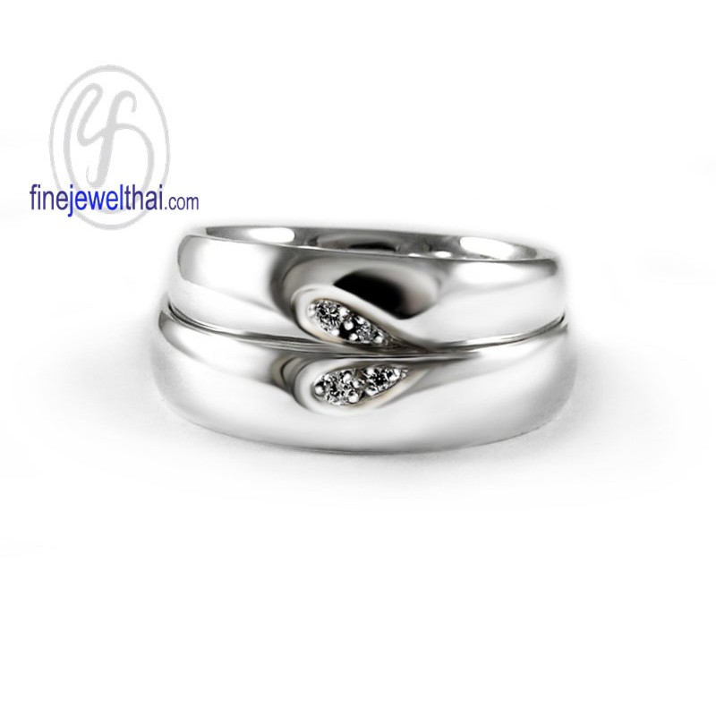 finejewelthai-แหวนคู่-แหวนเงิน-แหวนเพชร-แหวนแต่งงาน-แหวนหมั้น-couple-silver-diamond-ring-wedding-ring-valentine-gift14