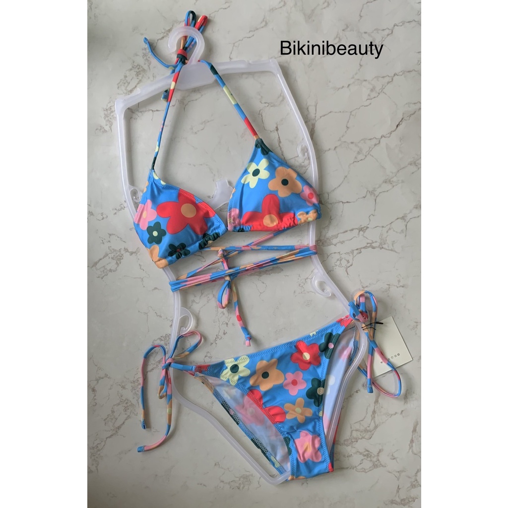 บิกินี่-ชุดว่ายน้ำ-แบบผูก-พร้อมส่ง