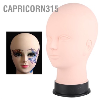 Capricorn315 หุ่นหัวนางแบบ แบบนิ่ม สําหรับฝึกทําวิกผม หมวก เครื่องสําอาง