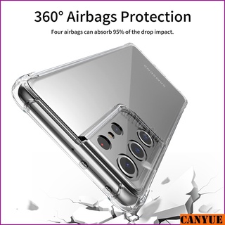 Samsung Galaxy A73 A53 A33 A13 A03 A03s A02 A02s A12 A22 A32 A42 A52 A52s A72 A82 (4G) (5G) Shockproof Silicon Clear Case Airbag Cushion Soft Back Cover Transparent Casing for Samsung A 73 53 33 13 03 03S 02 02S 12 22 32 42 52 52S 72 82