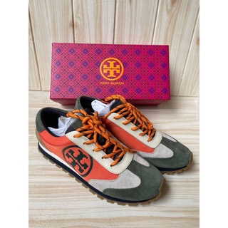 พร้อมส่ง 🔥Sale 3799🔥 เท!! รองเท้าผ้าใบ Tory Burch สีเปรี้ยวจี๊ดจ๊าด สวยเด่น