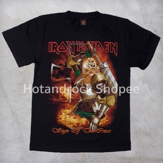 เสื้อวงสีดำ IRONMAIDEN TDM 1007 Hotandrock