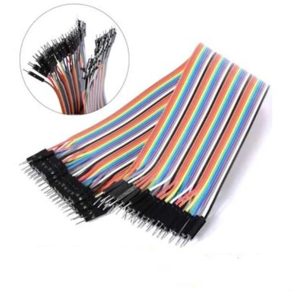 Arduino 40 P Breadboard Dupont Jumper Wire Male to Male ( MM )