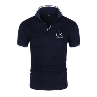 เสื้อโปโลแขนสั้น สไตล์นักธุรกิจ สําหรับผู้ชาย ไซซ์ M - 4Xl 0011