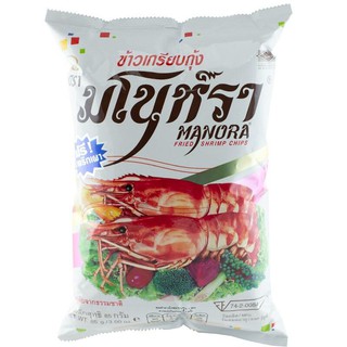 Manohra Shrimp Cracker Flavor 75 g. X 2 bags