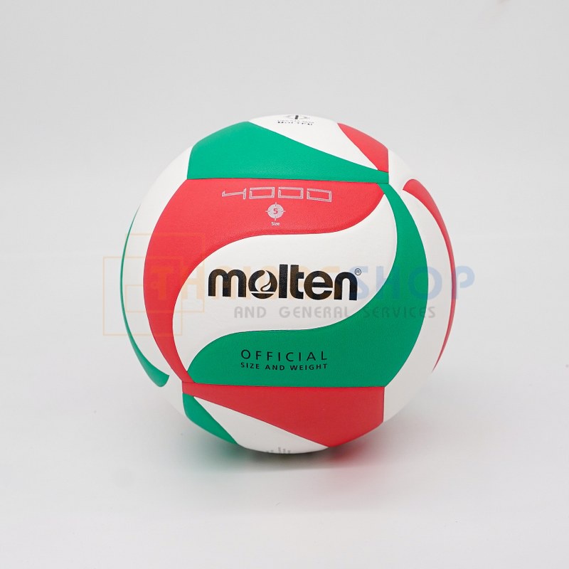 รูปภาพสินค้าแรกของลูกวอลเล่ย์ Molten V5M4000 100% ลูกวอลเลย์บอล size 5 วอลเลย์บอล หนัง PU คุณภาพหนังนิ่มเป็นพิเศษ