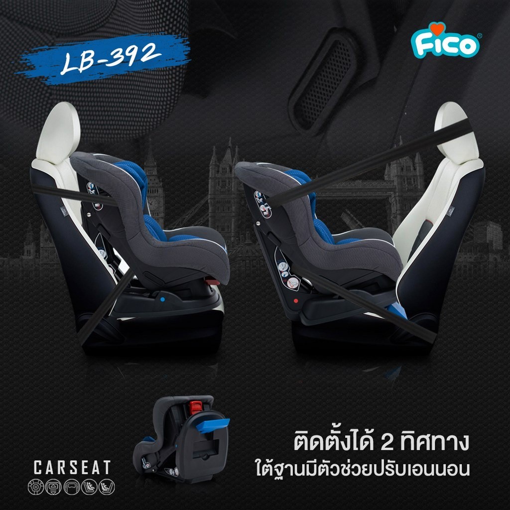 ภาพสินค้า️คาร์ซีท Fico รุ่น GE-B 100 %  ️ จากร้าน momandbabyshopee บน Shopee ภาพที่ 4